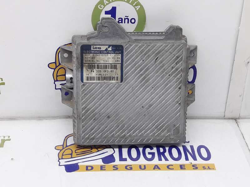 CITROËN Xantia X1 (1993-1998) Engine Control Unit ECU 9630509280,R04010020C 19558386