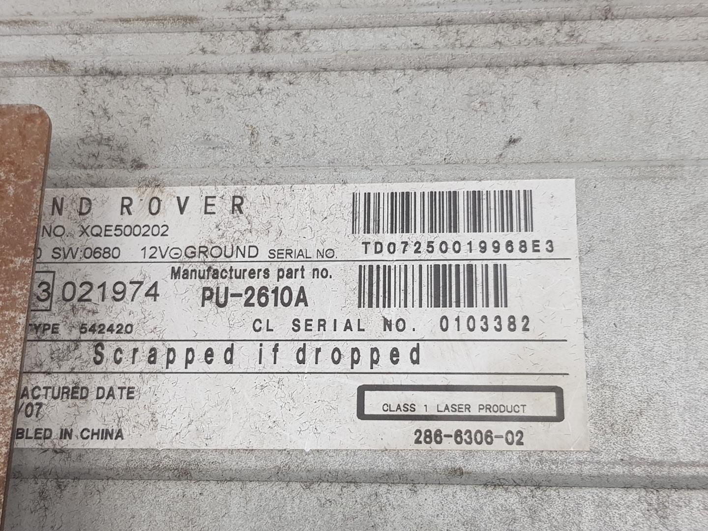 LAND ROVER Range Rover 3 generation (2002-2012) Автомагнитола без навигации XQE500202, 3H4218C830AA 24195463