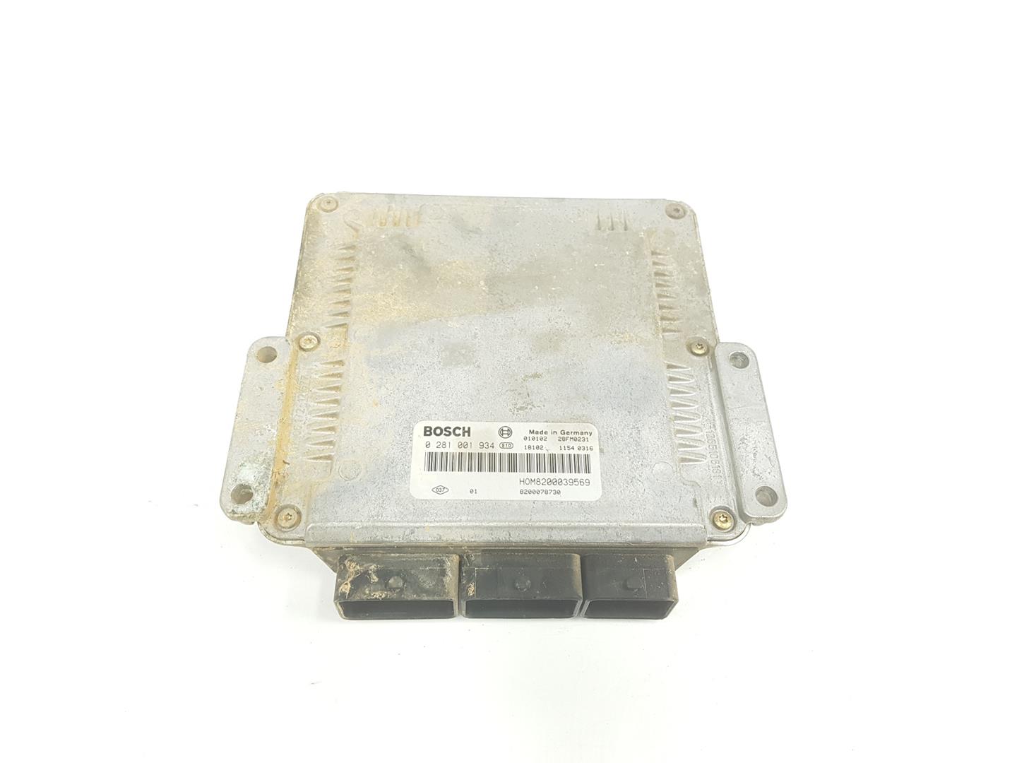 RENAULT Megane 1 generation (1995-2003) Calculateur d'unité de commande du moteur 8200039569,0281001934 24148159