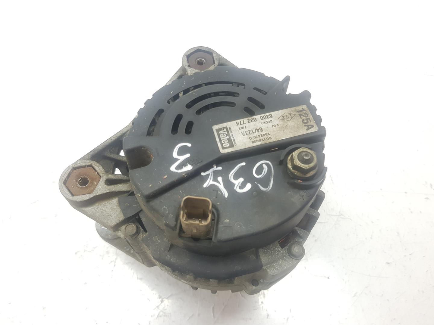 MERCEDES-BENZ Kangoo 1 generation (1998-2009) Alternator 8200022774, 8200022774 21404497