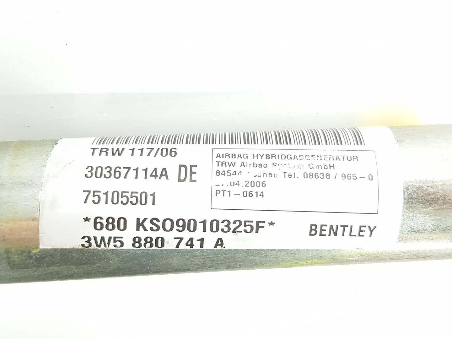 BENTLEY Continental Flying Spur 2 generation  (2008-2013) Airbag de toit latéral gauche SRS 3W5880741A, 3W5880741A 25169979