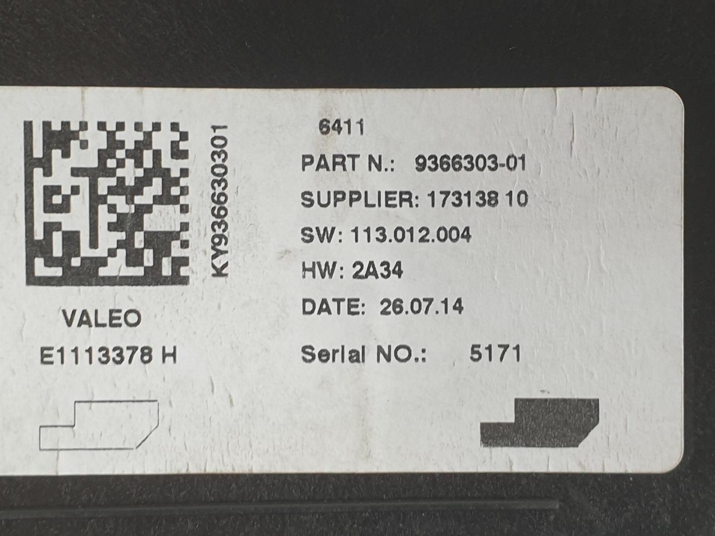 BMW 1 Series F20/F21 (2011-2020) Andre kontrollenheter 64119366303, 64116820235 19898552