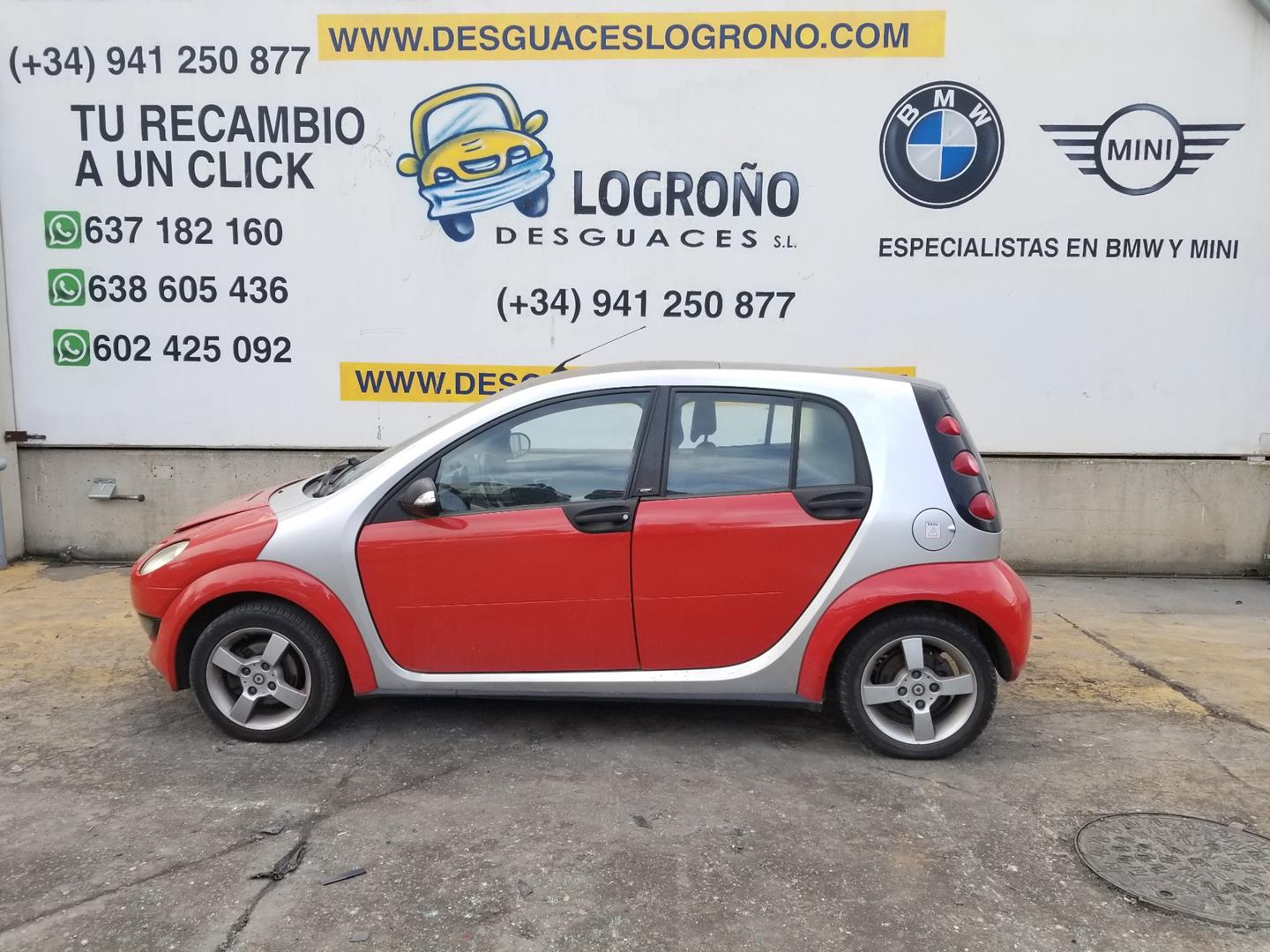 SMART Forfour 1 generation (2004-2006) Galinės dešinės durys A4547320009,A4547320009,COLORROJO 19918194