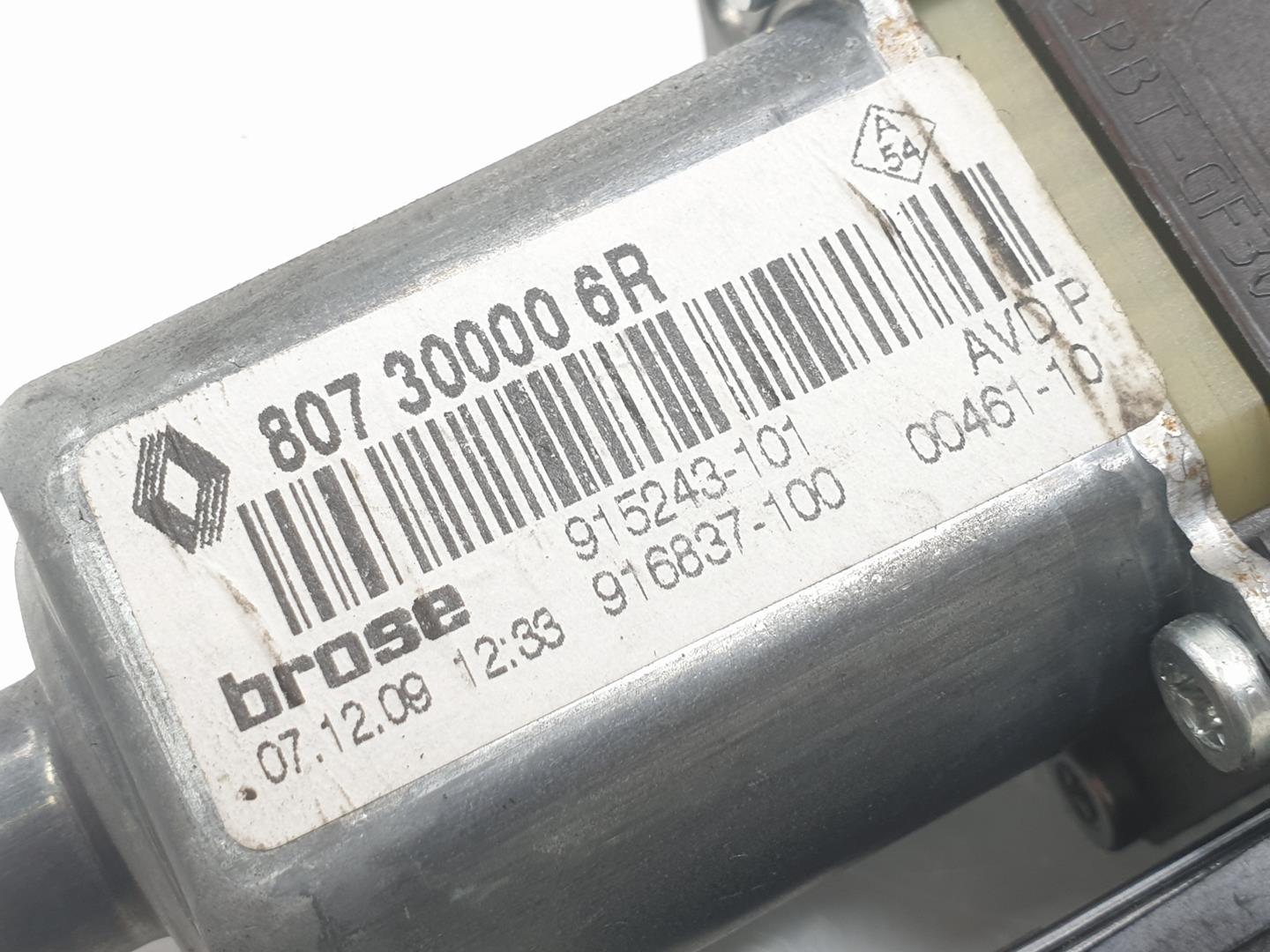 RENAULT Megane 3 generation (2008-2020) Motor de control geam ușă dreapta față 807300006R, 807300006R 25099996