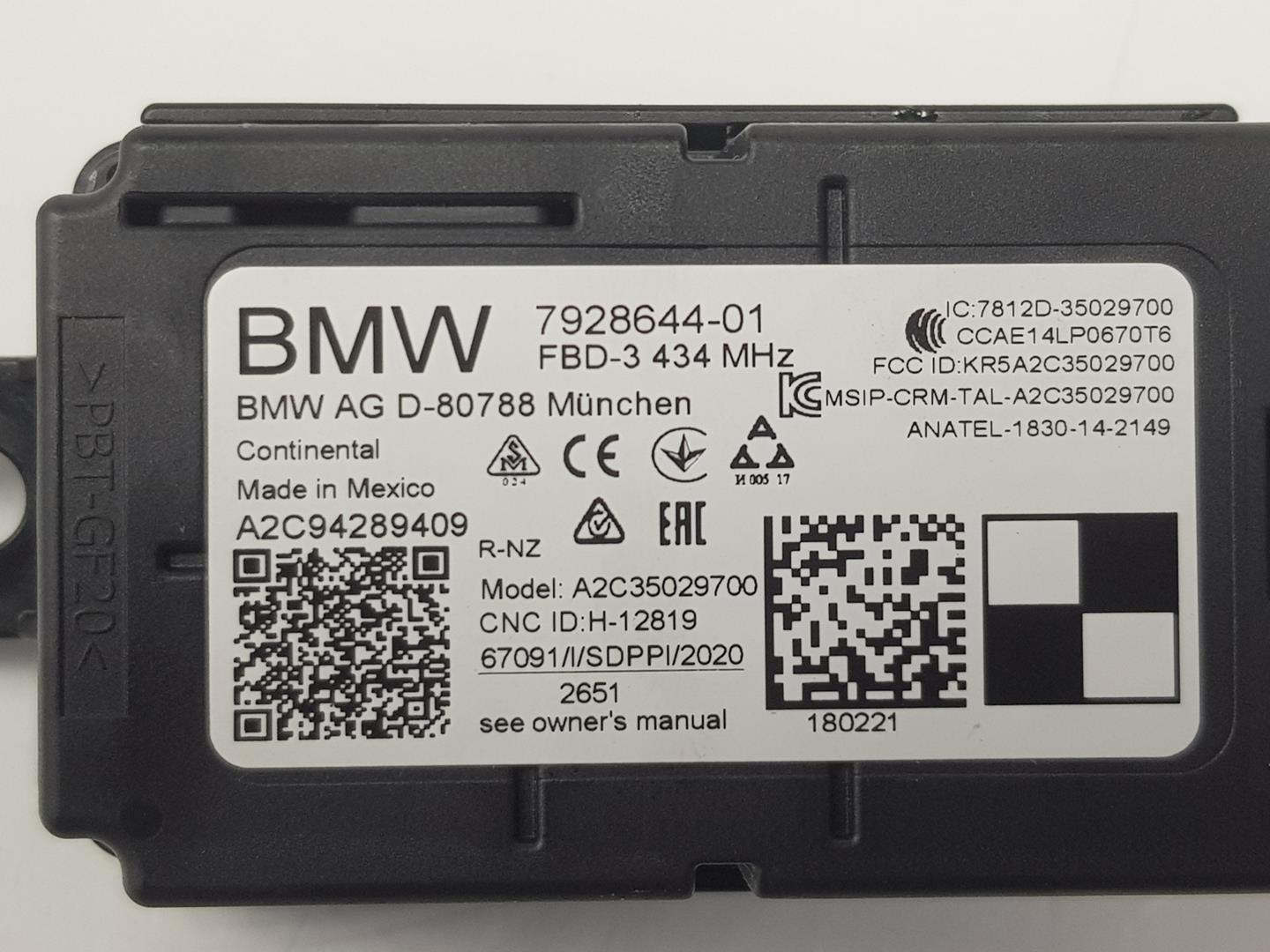BMW X1 F48/F49 (2015-2023) Andre kontrollenheter A2C35029700, 7928644 24853935