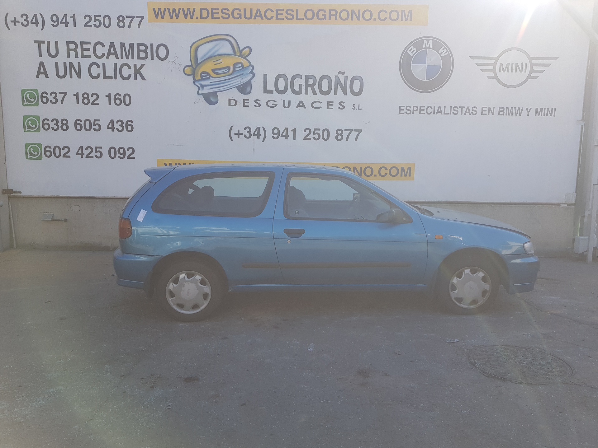 NISSAN Almera N15 (1995-2000) Kapotas 651001N030,651001N030,COLORAZUL 21076232