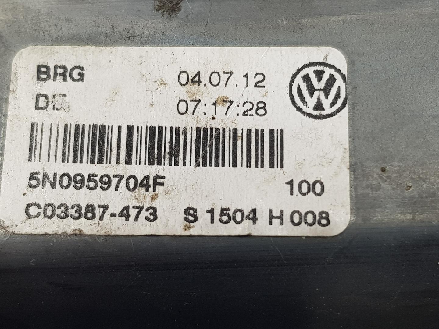 VOLKSWAGEN Tiguan 1 generation (2007-2017) Bakre høyre dør vinduskontrollmotor 5N0959704F,5N0959704F 24192036