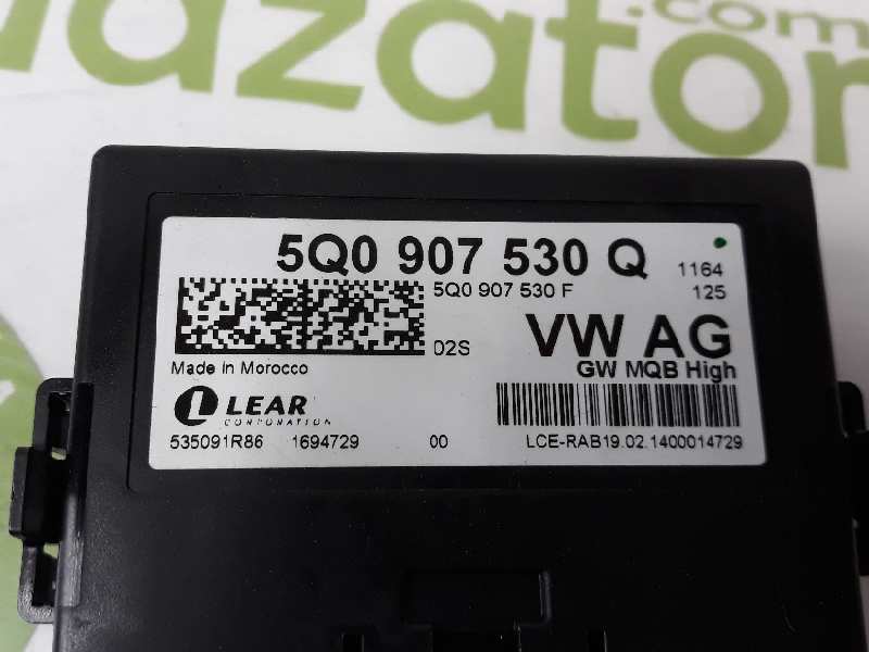 SEAT Leon 3 generation (2012-2020) Gateway Control Unit 5Q0907530Q, 535091R86 19896021