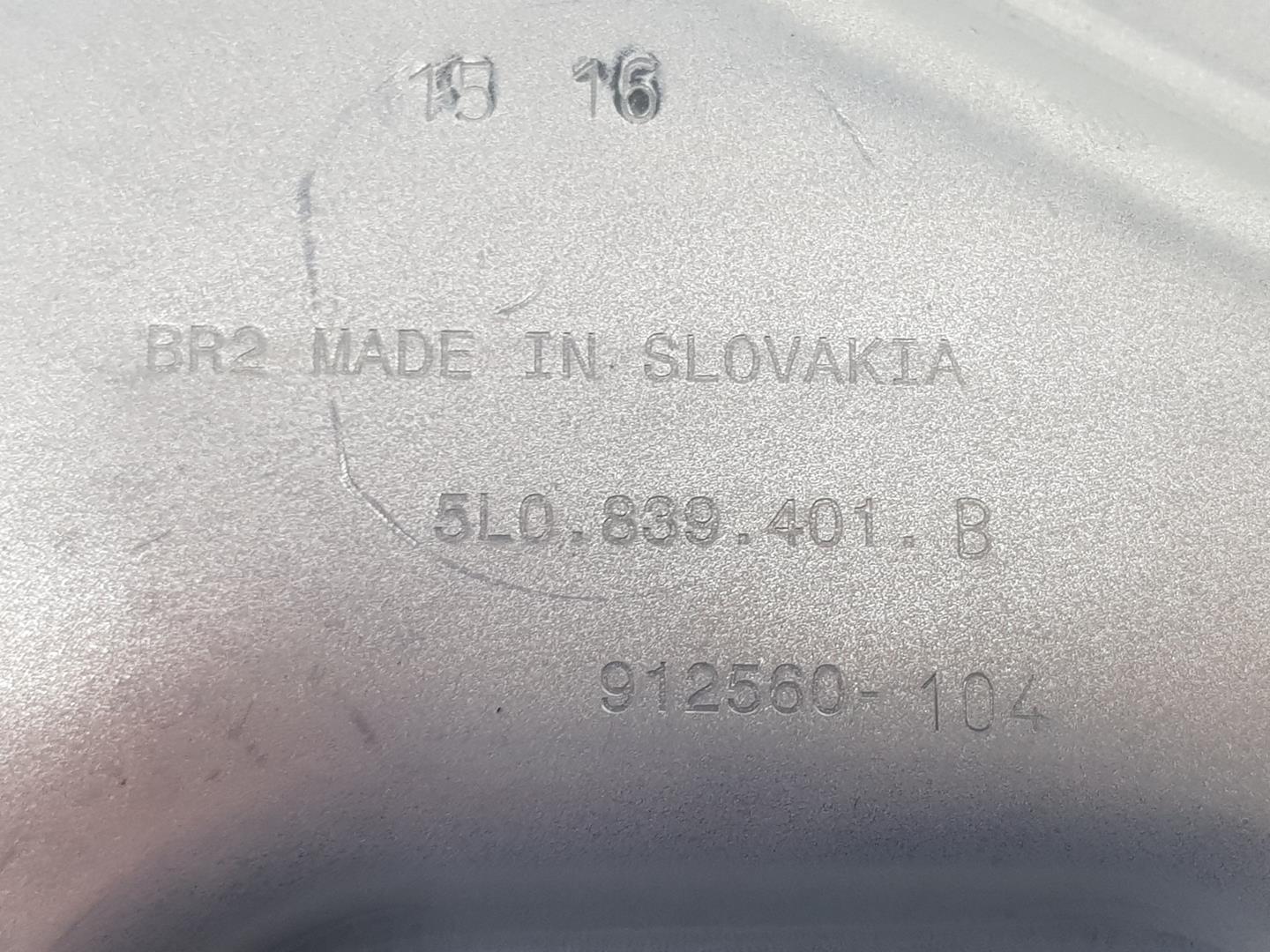 SKODA Yeti 1 generation (2009-2018) Rear left door window lifter 5L0839461A,5L0839401B 24229756