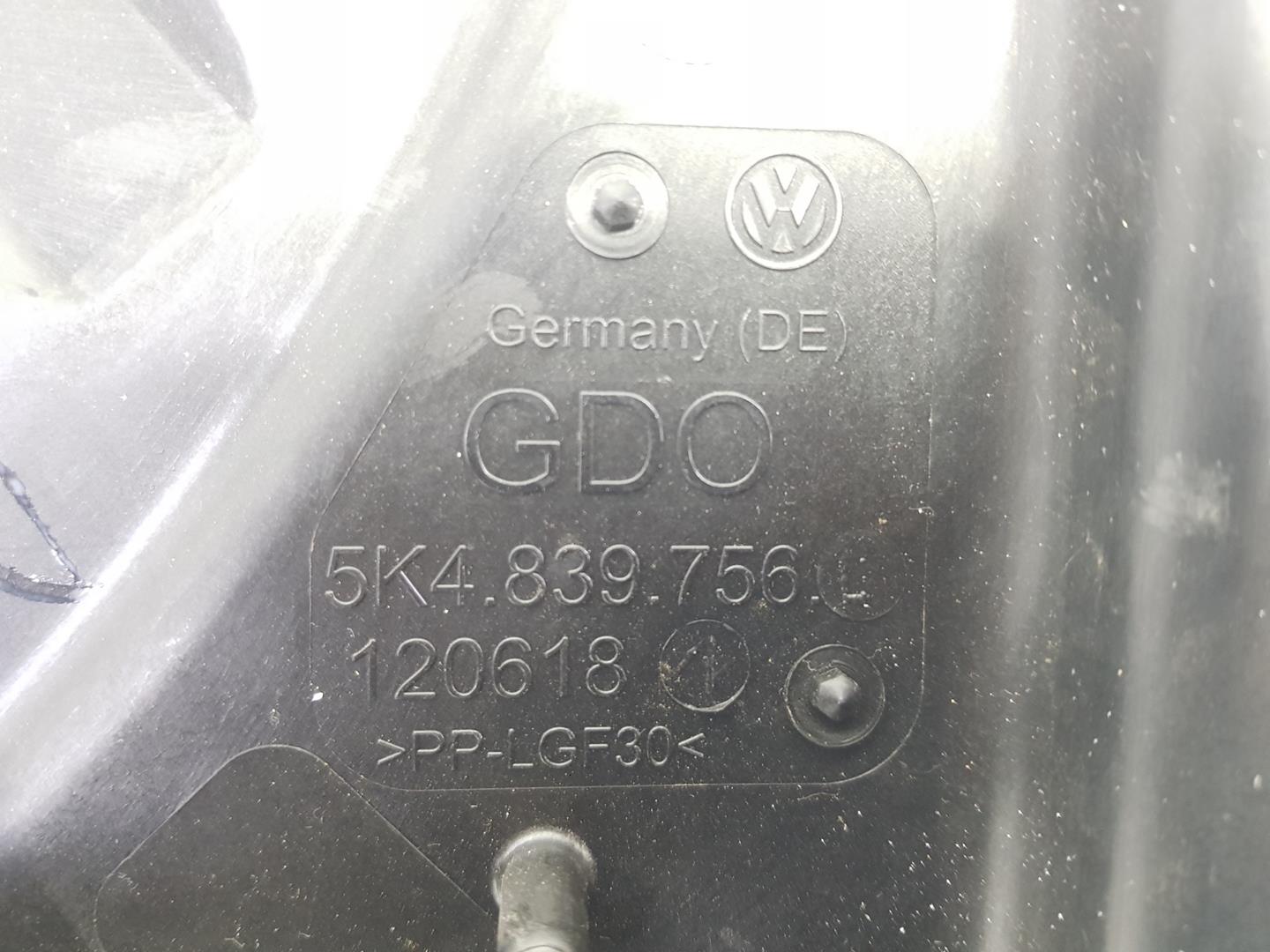 VOLKSWAGEN Golf 6 generation (2008-2015) Bakre høyre dør vindusregulator 5K4839462,5K4839462 19784783