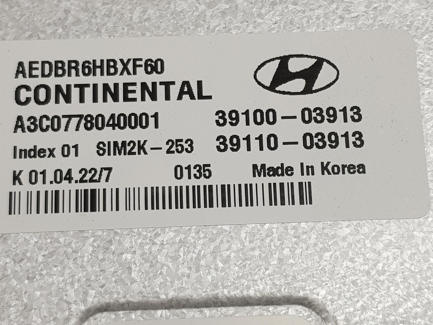 HYUNDAI Ioniq AE (2016-2023) Motorkontrollenhet ECU 3910003913, 3910003913 21804288