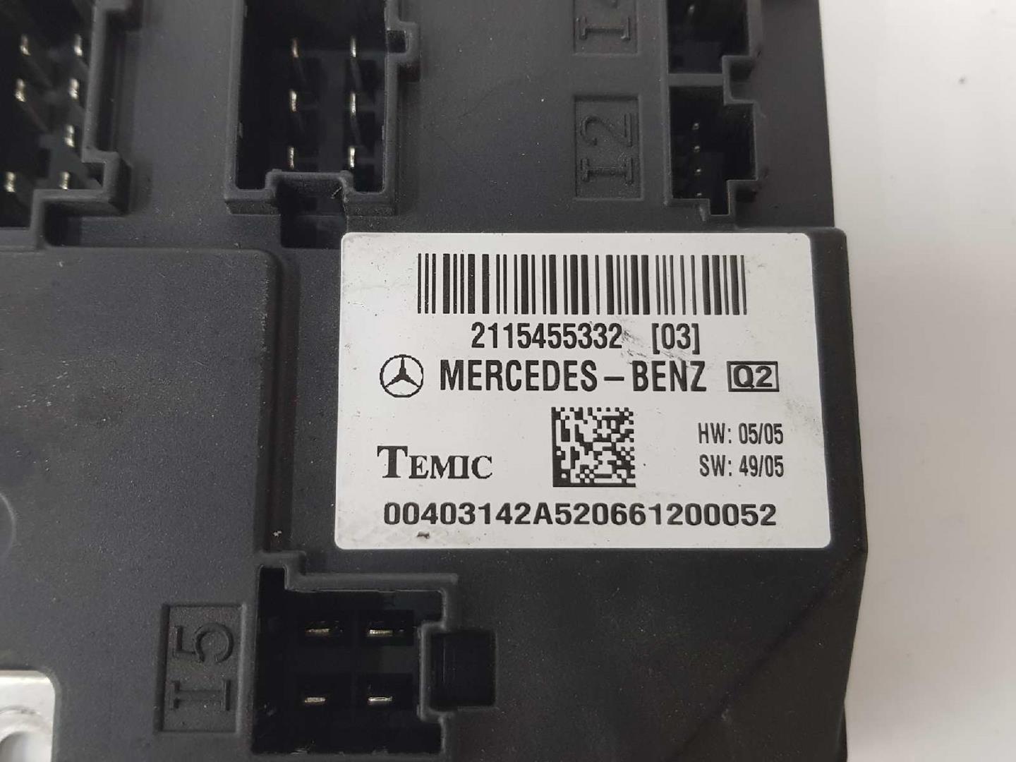 MERCEDES-BENZ E-Class W211/S211 (2002-2009) Andre kontrollenheter A2115455332,A2115455332 19716607