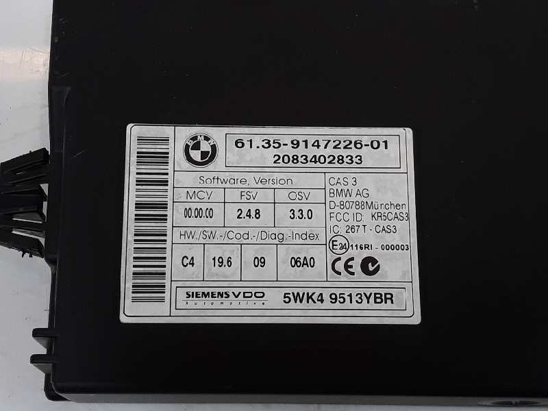 BMW 1 Series E81/E82/E87/E88 (2004-2013) CAS EWS 61359147226,61359147226 19653800