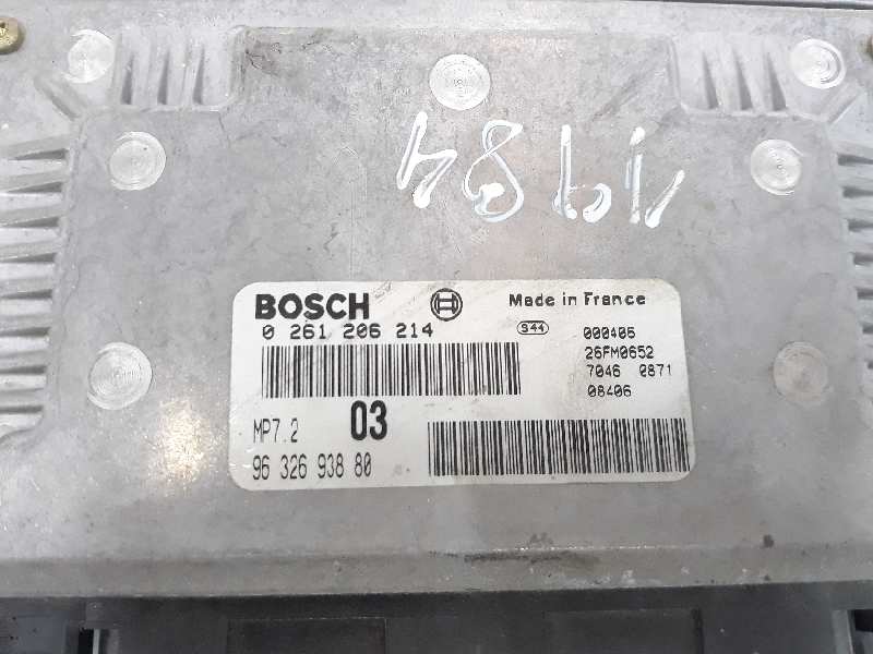 PEUGEOT 306 1 generation (1993-2002) Engine Control Unit ECU 9632693880 24143355