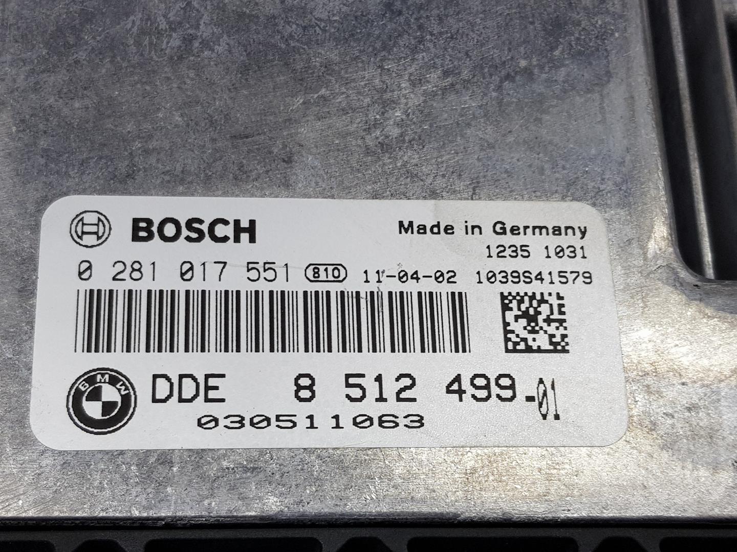 BMW X1 E84 (2009-2015) Engine Control Unit ECU 8512499, 13618577664 24248527