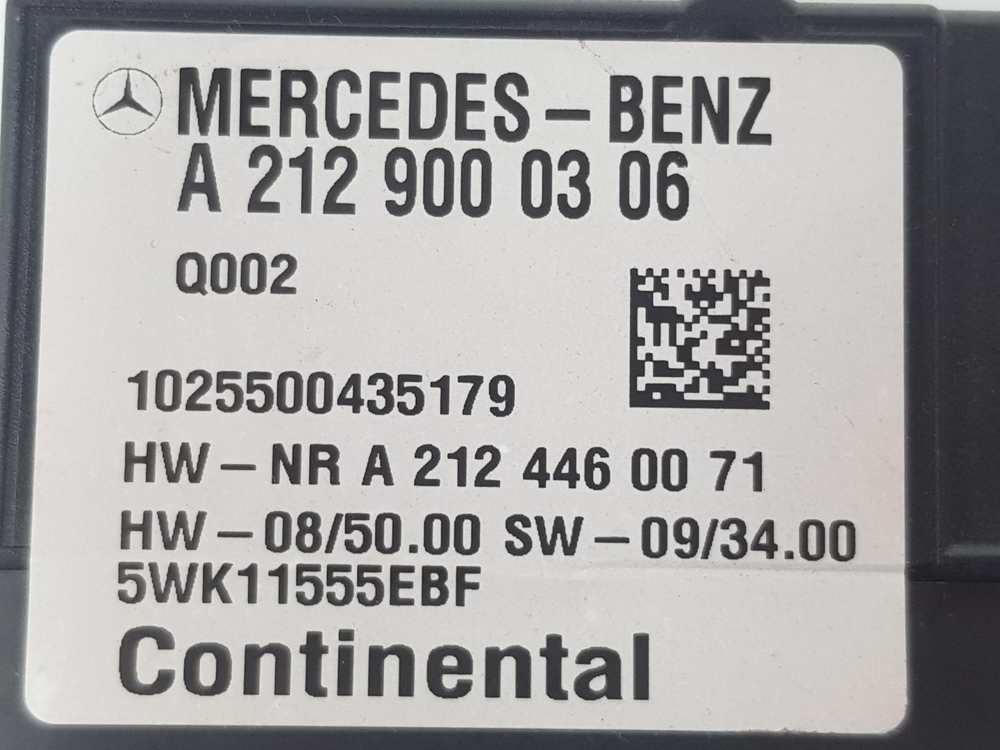 MERCEDES-BENZ C-Class W204/S204/C204 (2004-2015) Другие блоки управления A2129000306, A2129000306 19867192