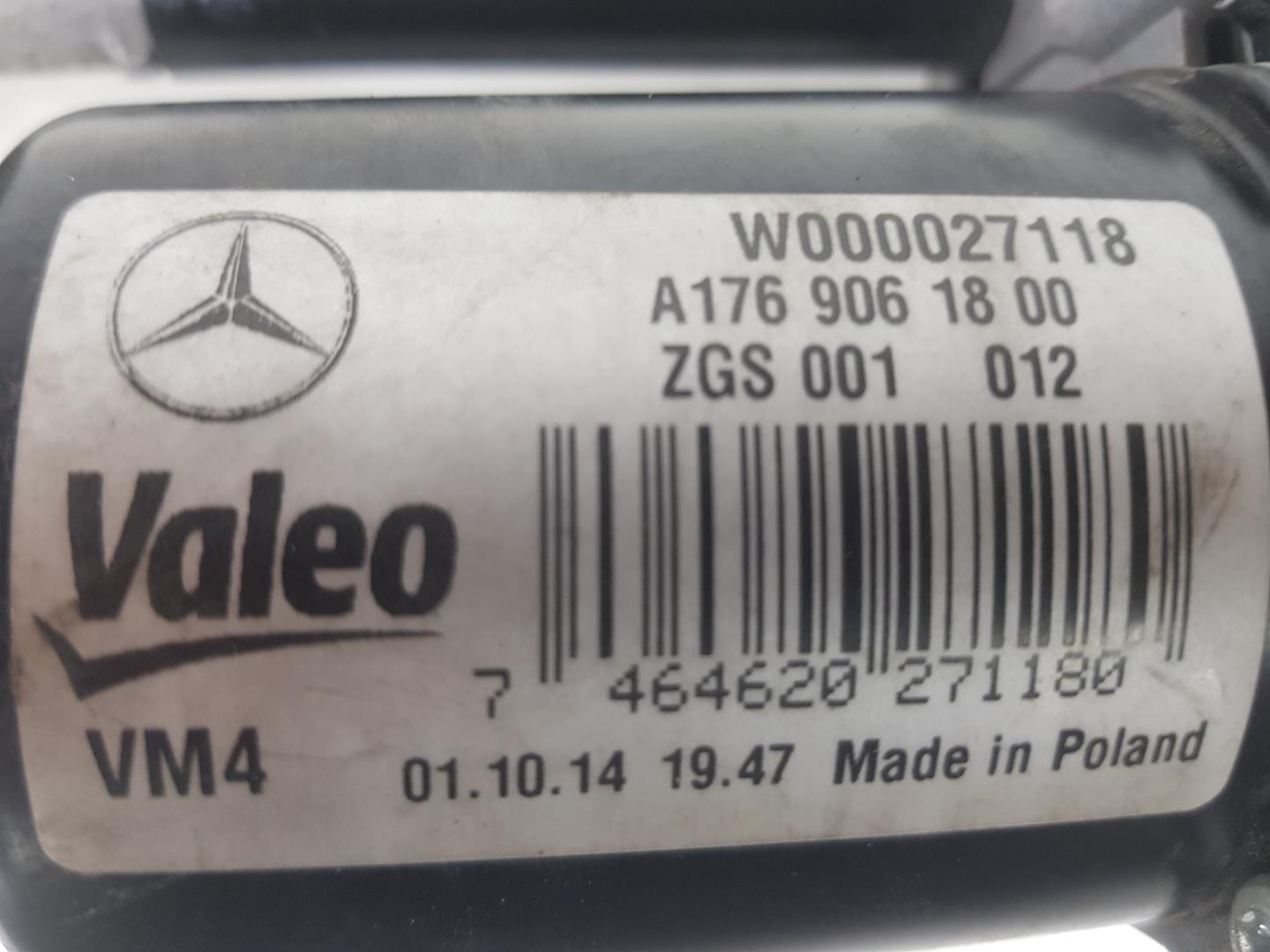 MERCEDES-BENZ A-Class W176 (2012-2018) Priekinių valytuvų mechanizmas (trapecija) A1768200040,A1768200040 21693711