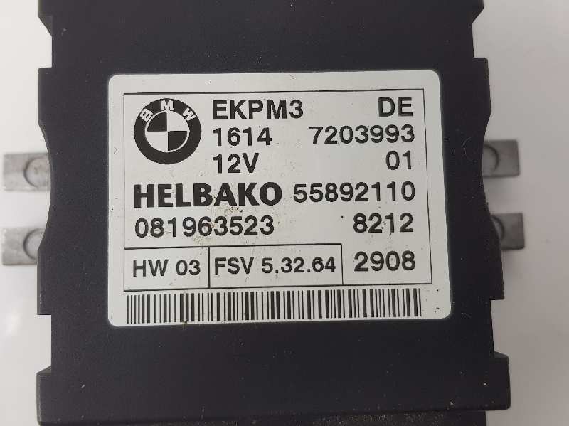 BMW X6 E71/E72 (2008-2012) Kuro siurblio valdymo blokas(EKPS) 16147203993, 16147203993 19720137