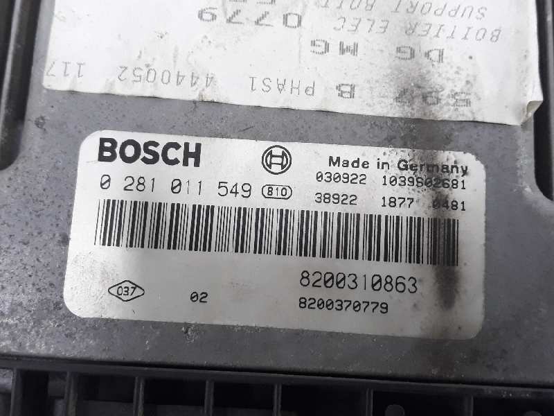 RENAULT Scenic 2 generation (2003-2010) Engine Control Unit ECU 8200310863,0281011549,82003707779 19663559