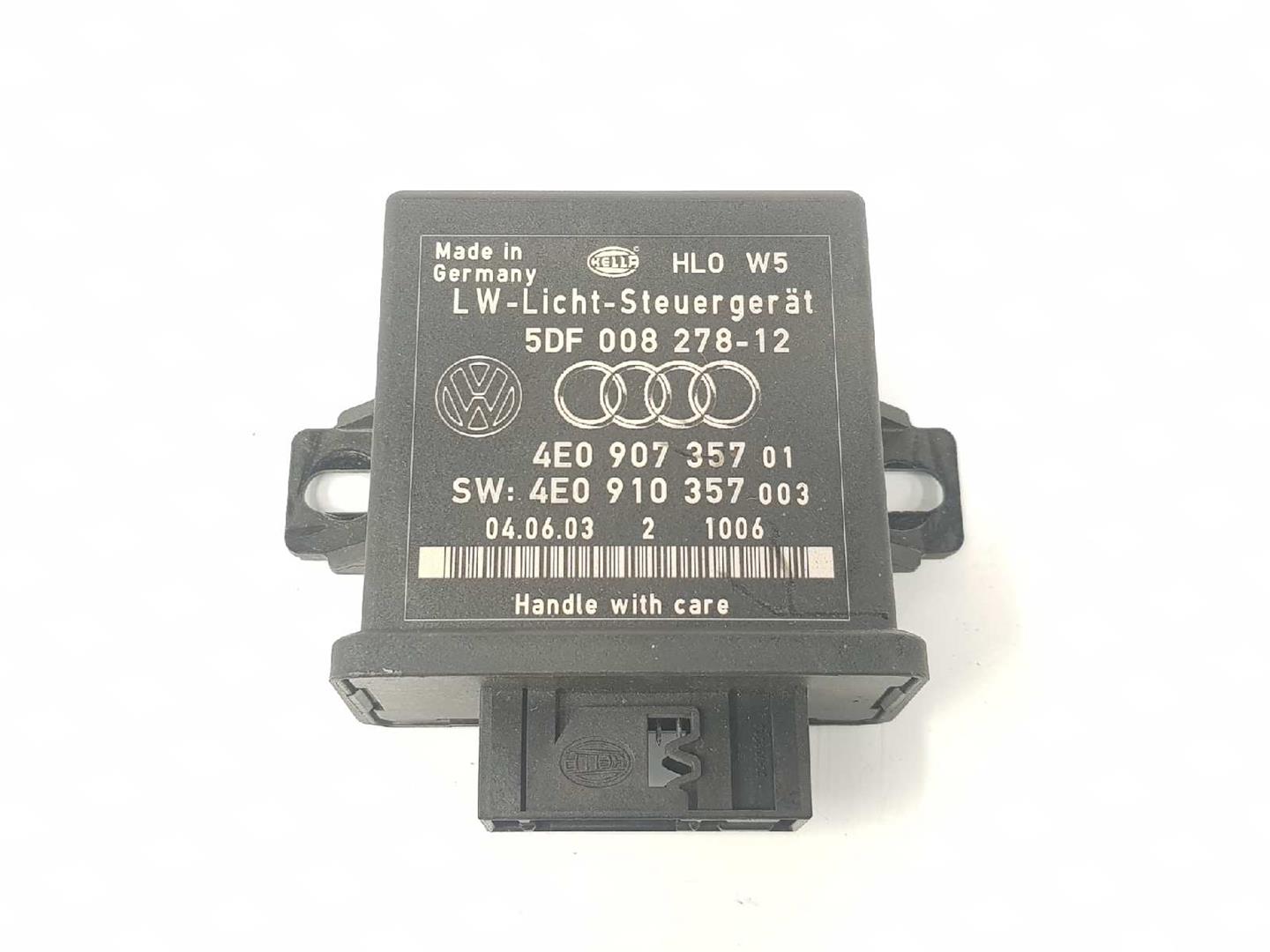 AUDI A8 D3/4E (2002-2010) Headlight Control Unit 4E0907357, 5DF008278-12, 4E0907357 24119165