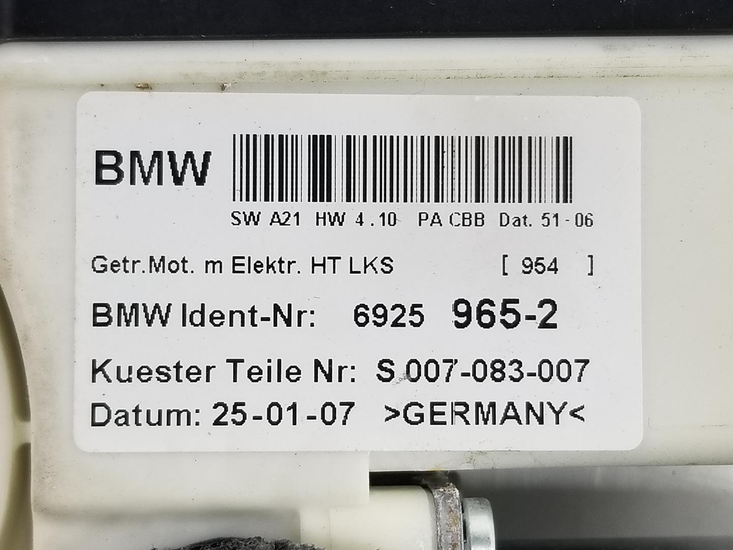 BMW X3 E83 (2003-2010) Aizmugurējo kreiso durvju loga pacēlāja motorīts 6925965,67626925965 19773521