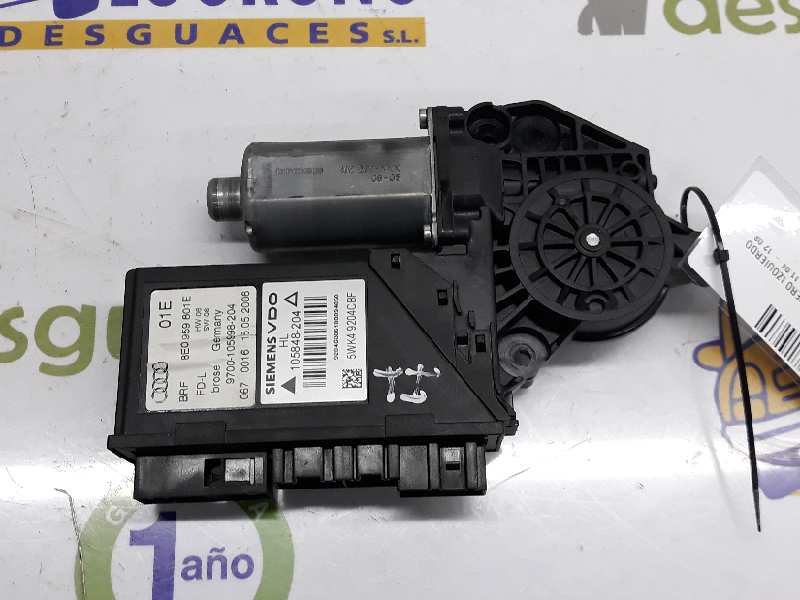 AUDI A4 B7/8E (2004-2008) Bal hátsó ajtó ablakvezérlő motorja 8E0959801E,0130821767102239XXX 19606165