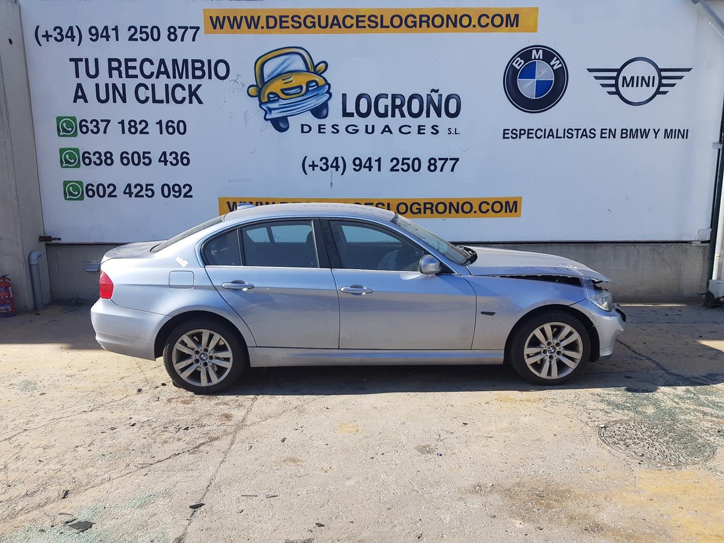 BMW 3 Series E90/E91/E92/E93 (2004-2013) Дверь передняя левая 41007203643, 7203643, AZULCLARO896 19791626
