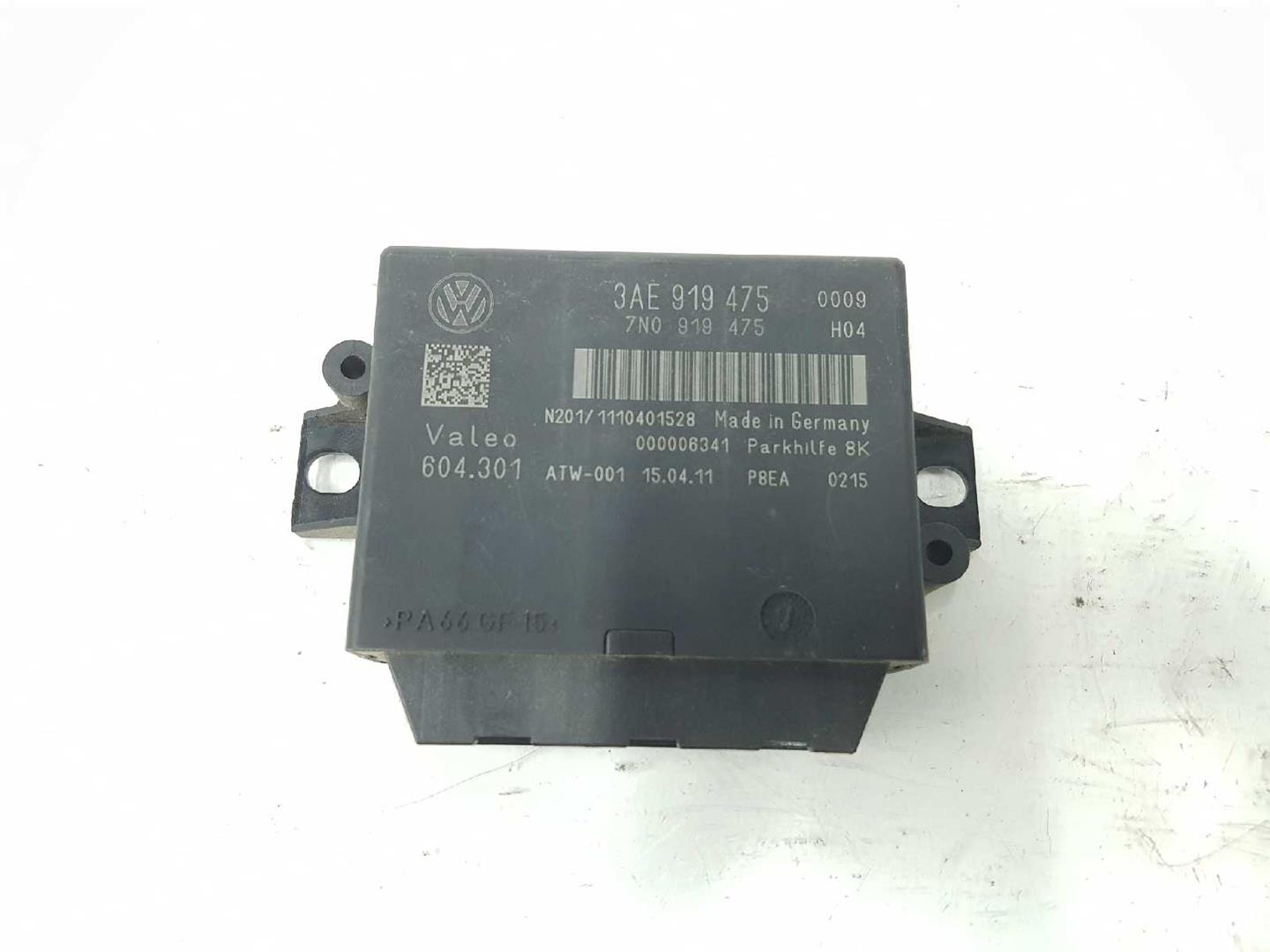 VOLKSWAGEN Passat CC 1 generation (2008-2017) PDC Parking Distance Control Unit 3AE919475,3AE919475 19704428