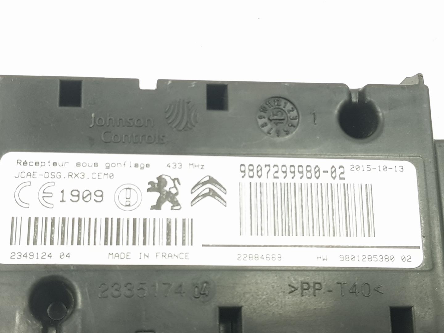 PEUGEOT 508 1 generation (2010-2020) Other Control Units 9807299980, 9807299980 24234333