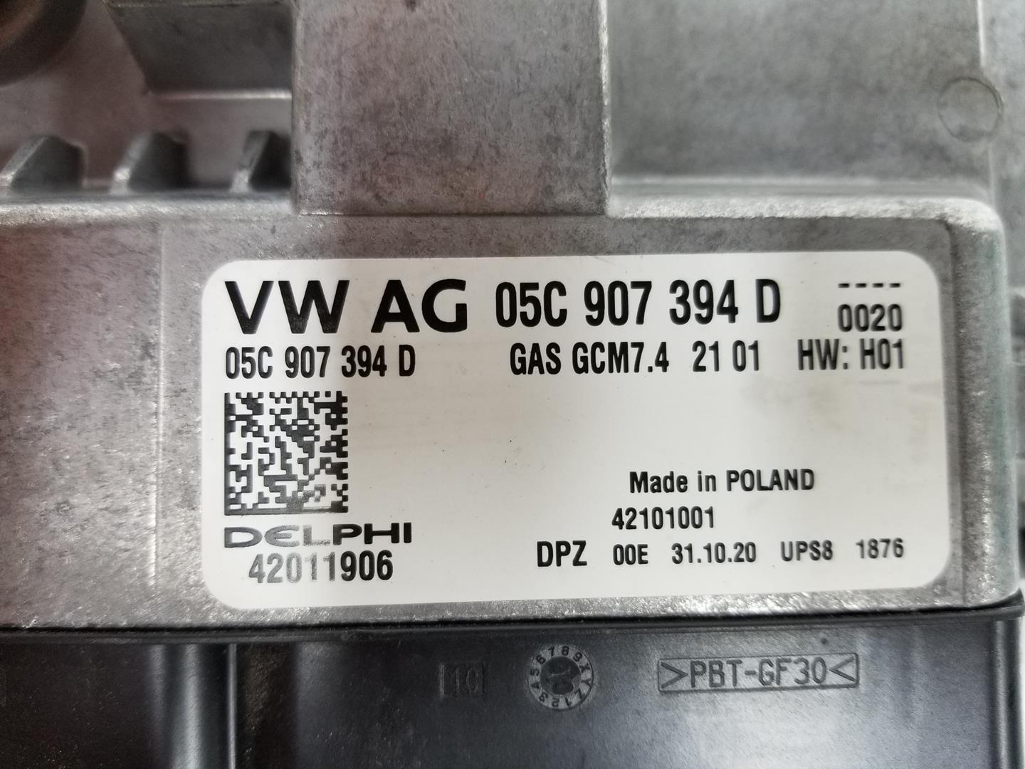 VOLKSWAGEN Polo 6 generation (2017-2024) Moottorin ohjausyksikkö ECU 05C907394D,05C907394D 19868489