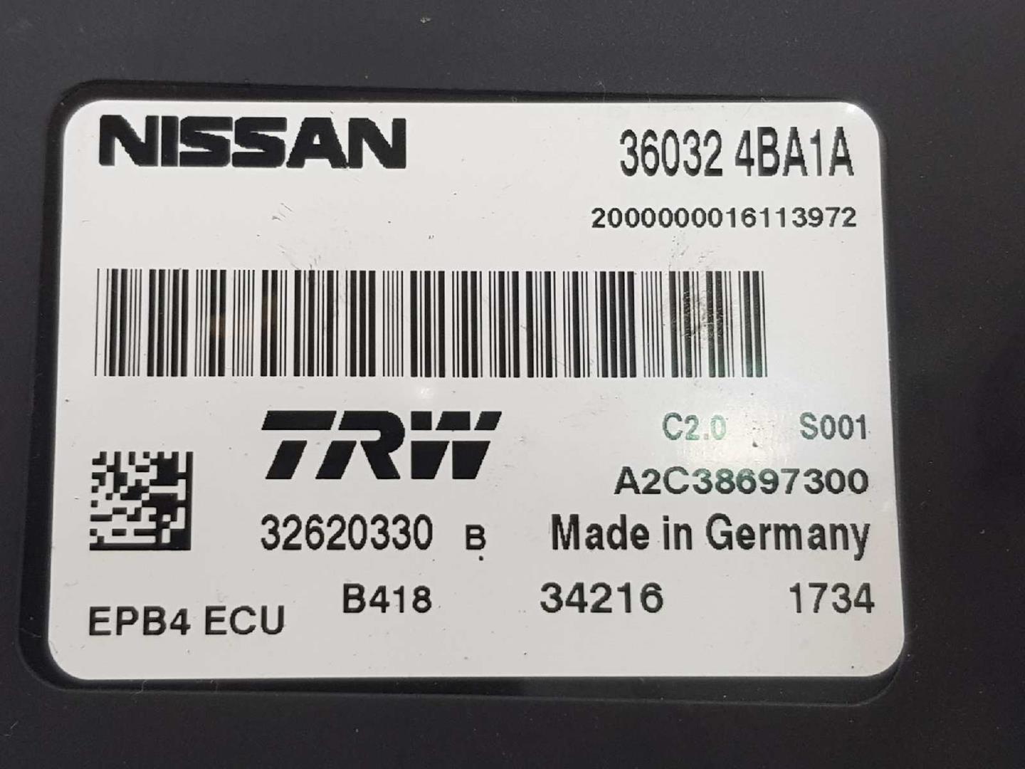 NISSAN X-Trail T32 (2013-2022) Unité de contrôle de distance de stationnement PDC 360324BA1A, 360324BA1A 19709675