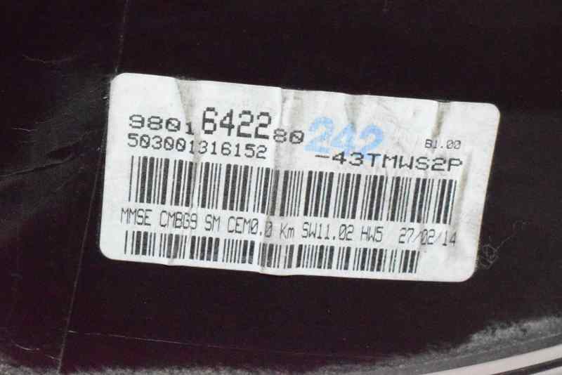 PEUGEOT Expert 2 generation (2007-2020) Speedometer 9801641680,9801642280,503001316152 19575182