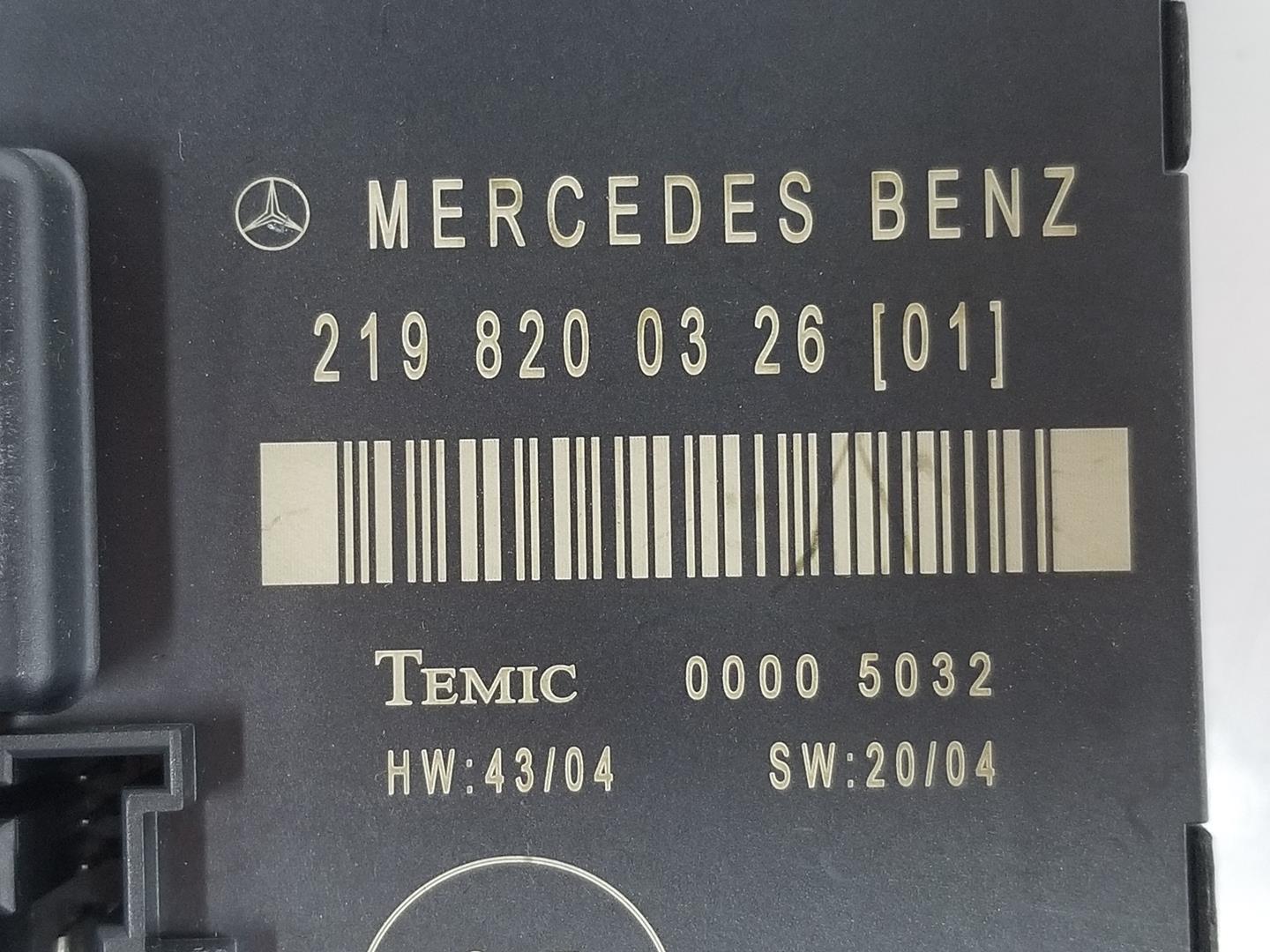 MERCEDES-BENZ CLS-Class C219 (2004-2010) Інші блоки керування A2198200326,A2198200326 19936571