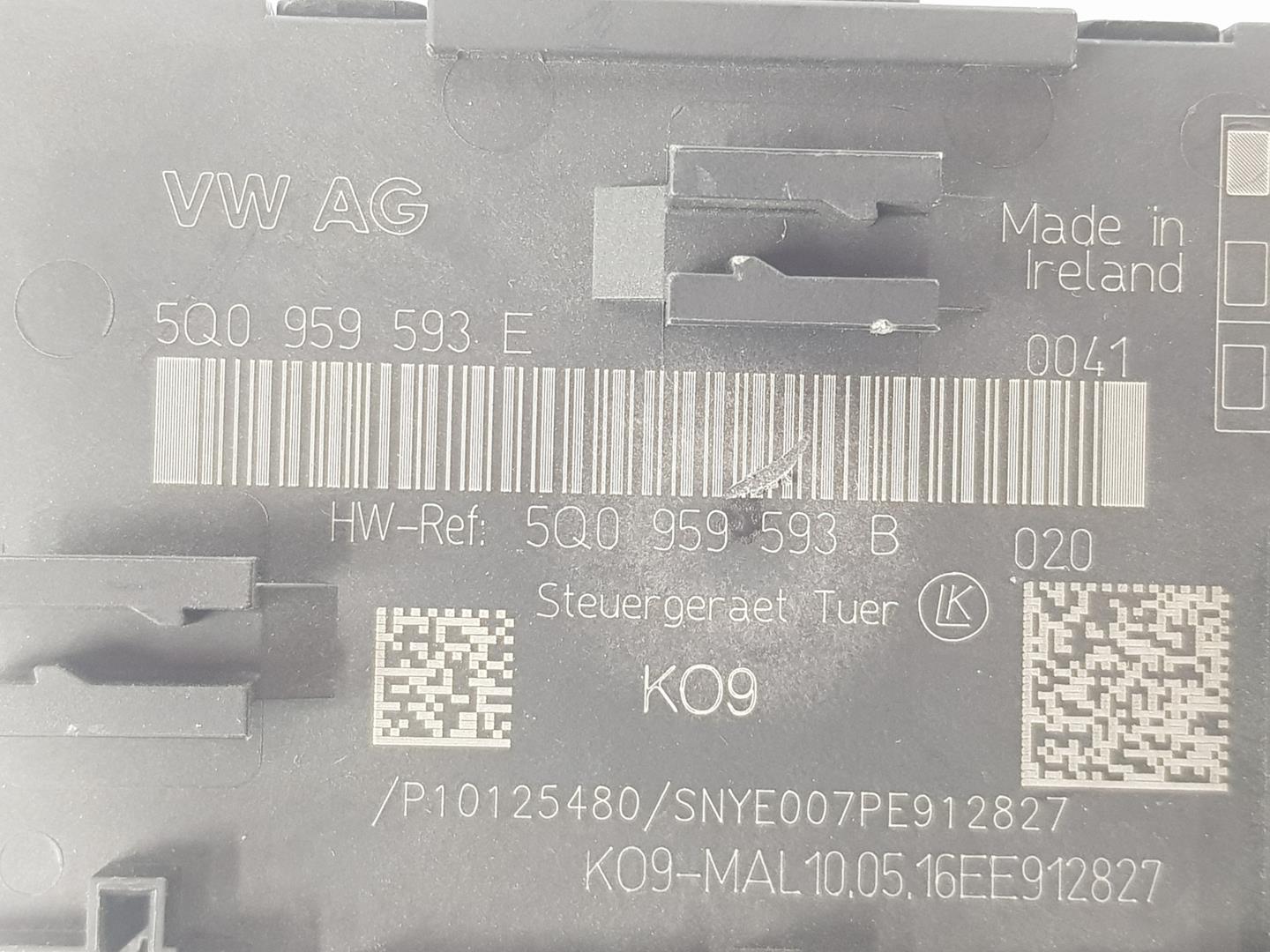 VOLKSWAGEN Variant VII TDI (2014-2024) Other Control Units 5Q0959593E, 5Q0959593E 19862860