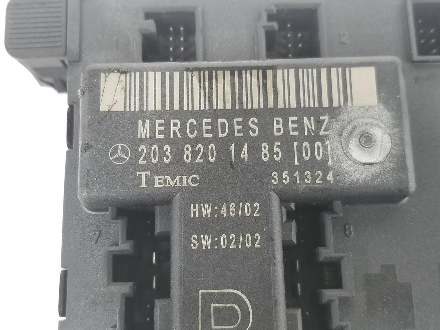 MERCEDES-BENZ C-Class W203/S203/CL203 (2000-2008) Kiti valdymo blokai A2038201485, A2038201485, CONTROLDEPUERTA 19923202