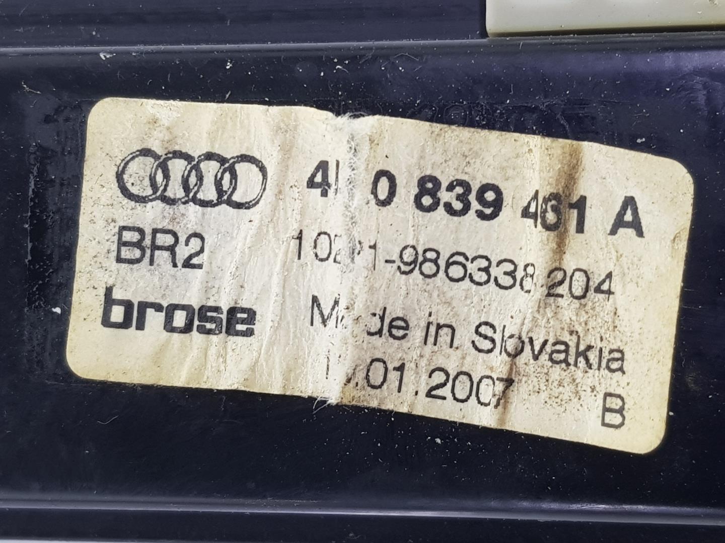 AUDI Q7 4L (2005-2015) Aizmugurējo kreiso durvju logu pacēlājs 4L0839461D, 4L0839461D, SINMOTOR 19716318