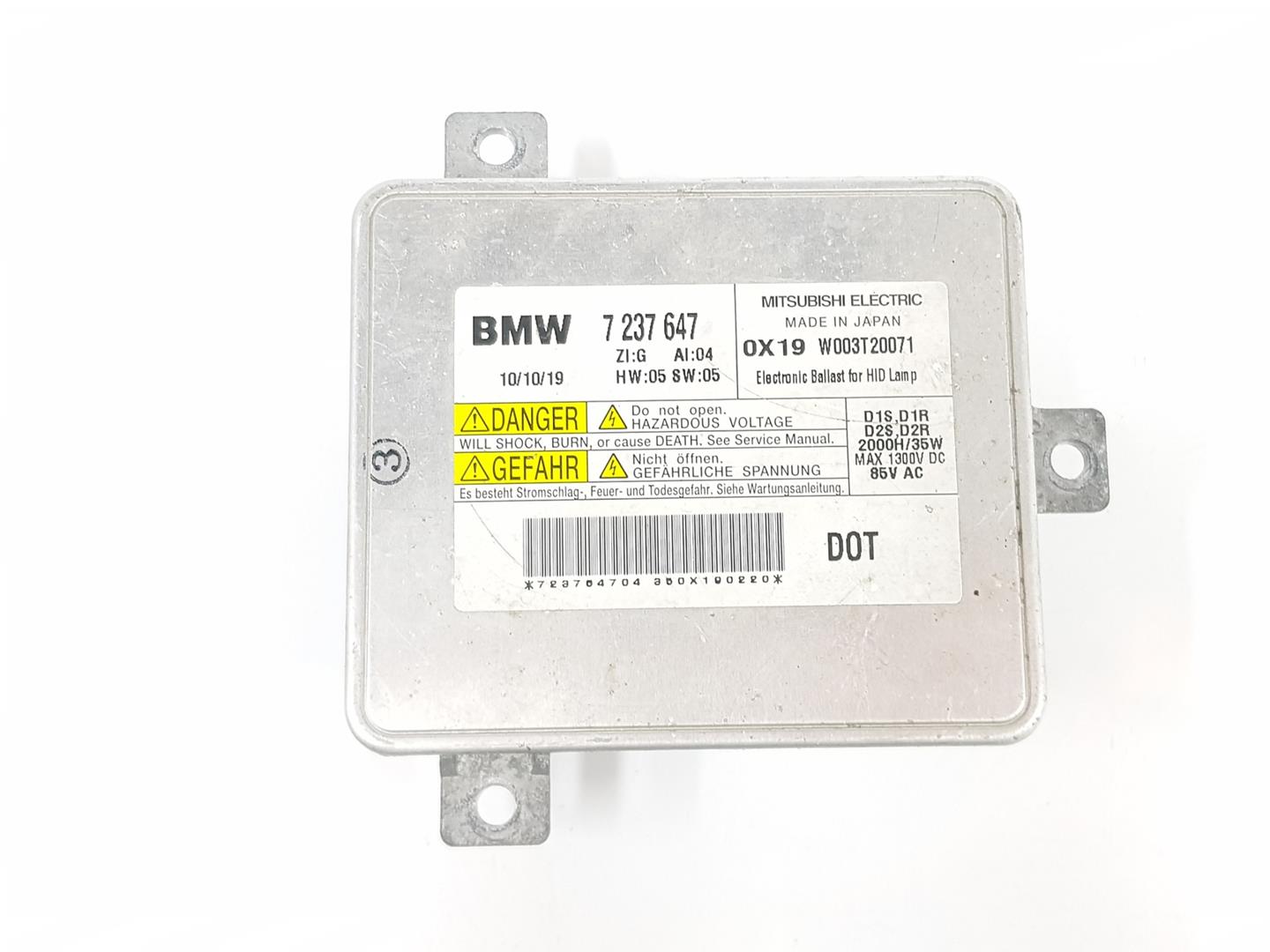 BMW X1 E84 (2009-2015) Xenon Light Control Unit 7237647, 7318327 24530727