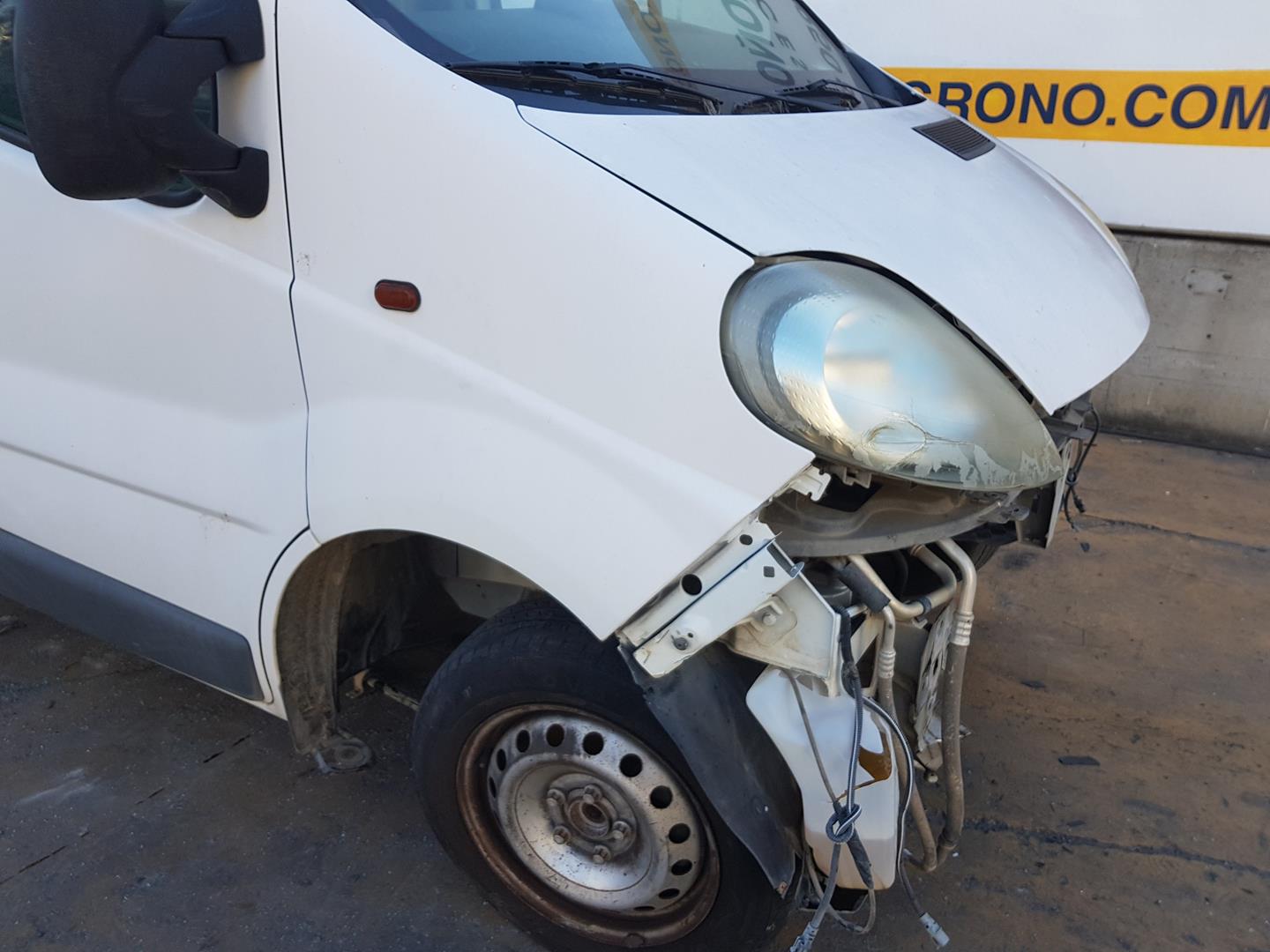 RENAULT Trafic 2 generation (2001-2015) Priekinis kairys sparnas 7782524451, 7782524451, BLANCO 19769239