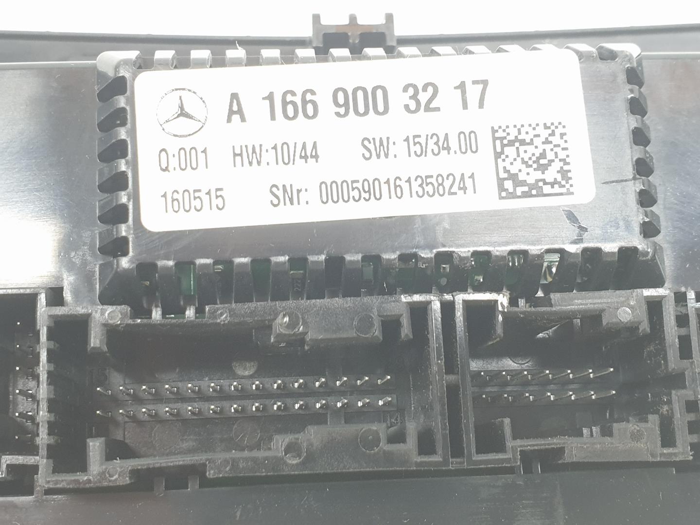 MERCEDES-BENZ GLE W166 (2015-2018) Climate  Control Unit A1669003217, A1669003217, 1161CB 25086607