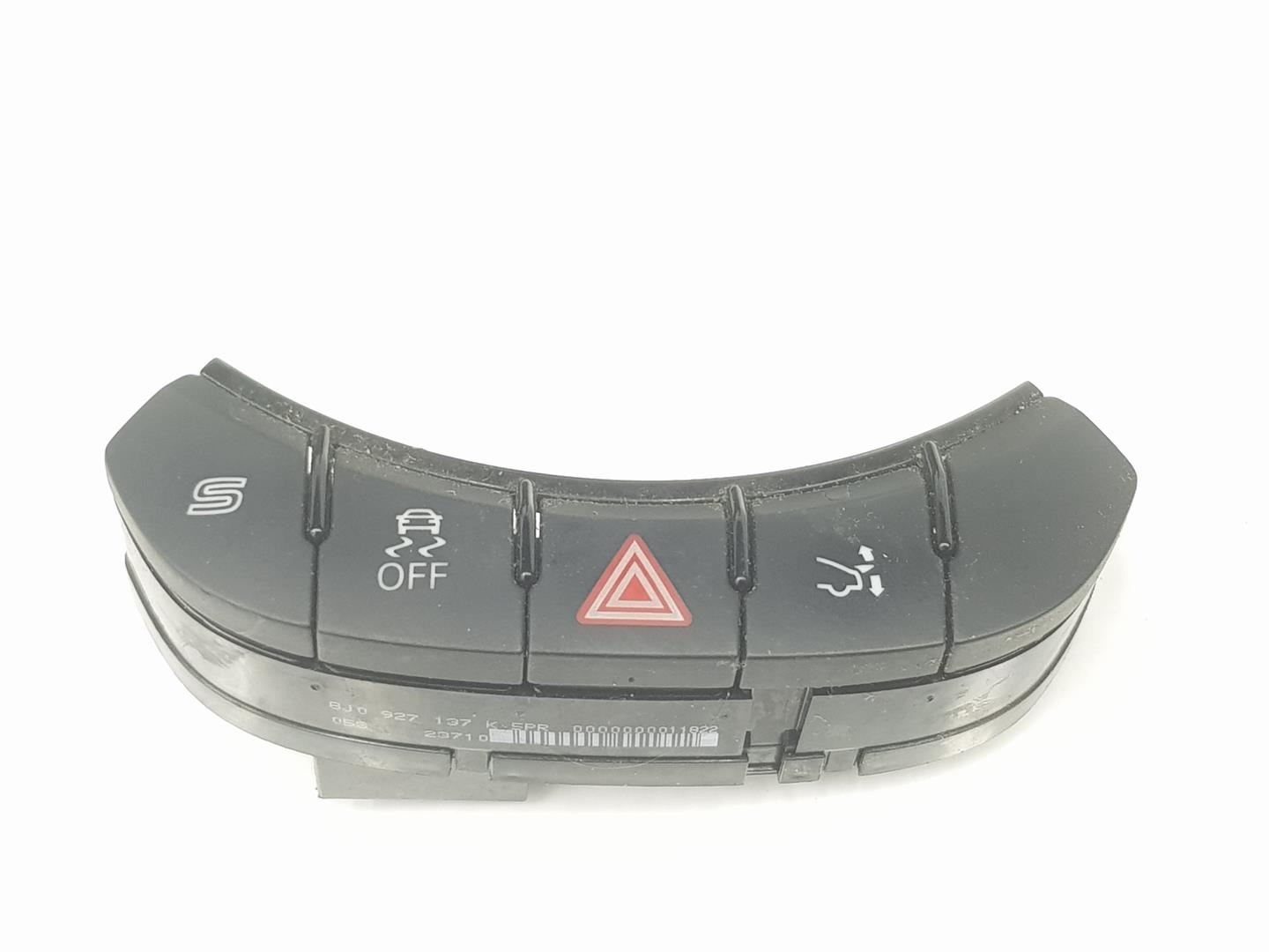 AUDI TT Roadster (8J9) Hazard button 8J0927137K, 8J0927137K 24252301