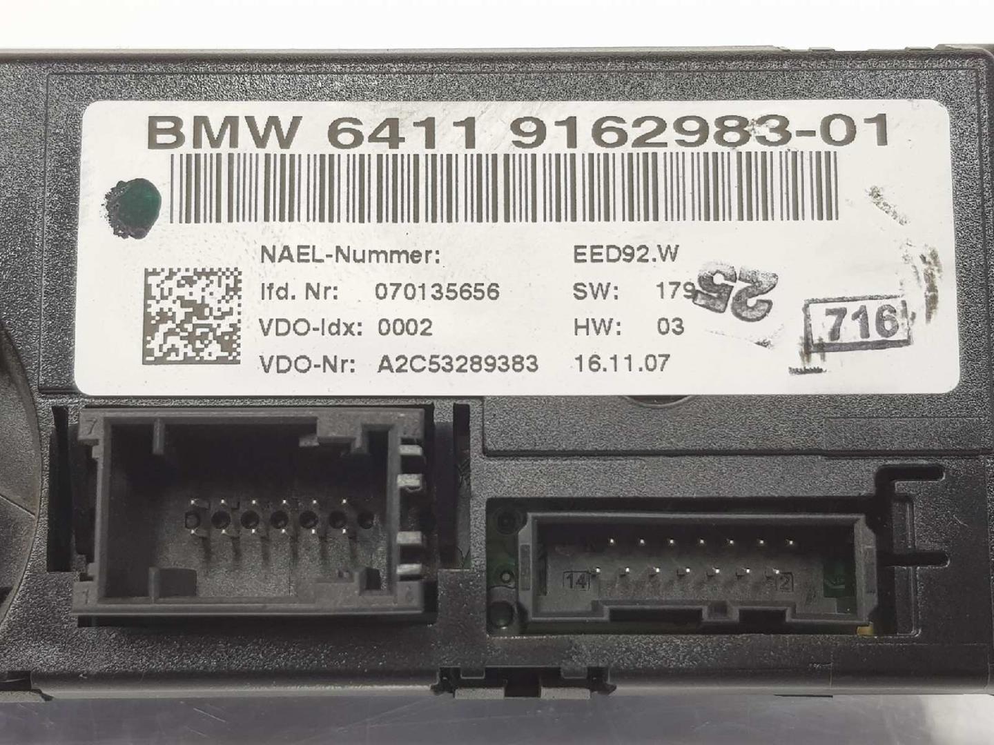 BMW 1 Series E81/E82/E87/E88 (2004-2013) Klimato kontrolės (klimos) valdymas 64119199260, 64119162983 19718093