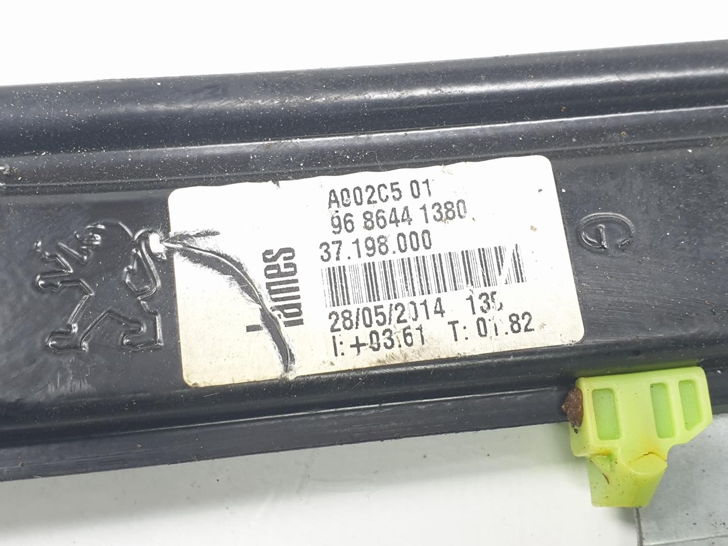 PEUGEOT 508 1 generation (2010-2020) Rear left door window lifter 9686441380, 9223H5 23750905