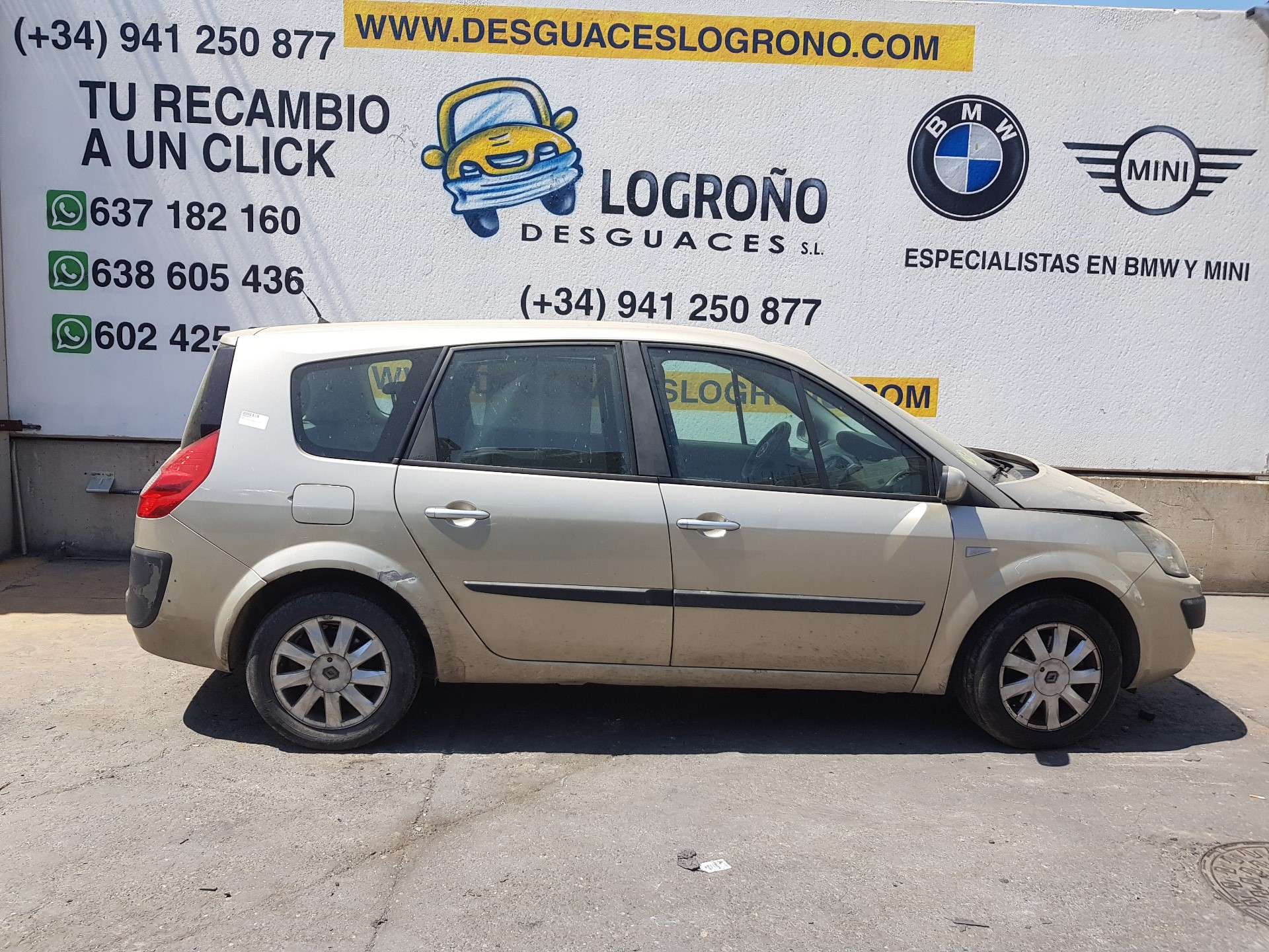 RENAULT Scenic 2 generation (2003-2010) Ліва передня крило 7701474852,8200020568,COLORDORADO 24177082