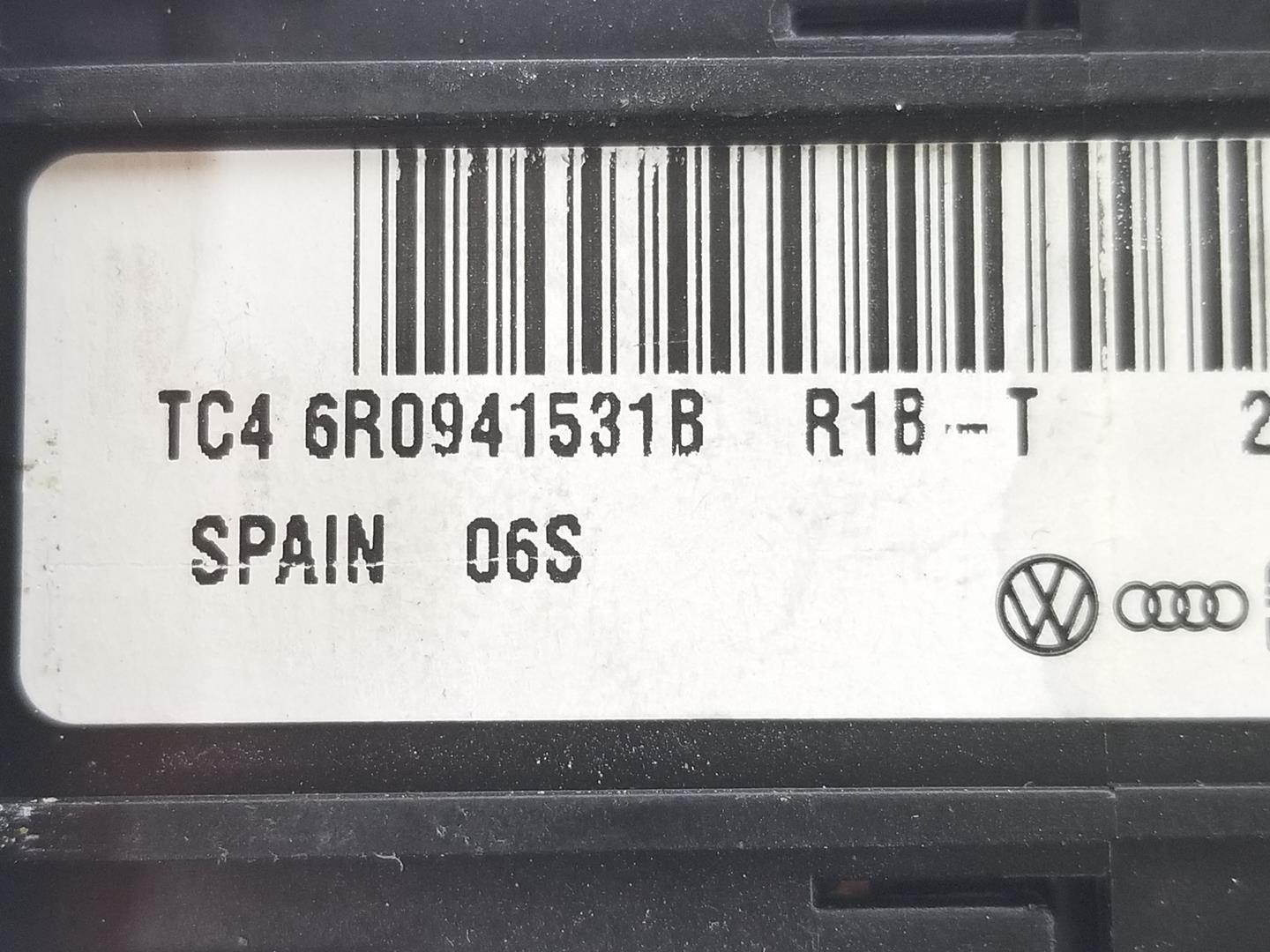 VOLKSWAGEN Polo 5 generation (2009-2017) Headlight Switch Control Unit 6R0941531B, 6R0941531B 19913279