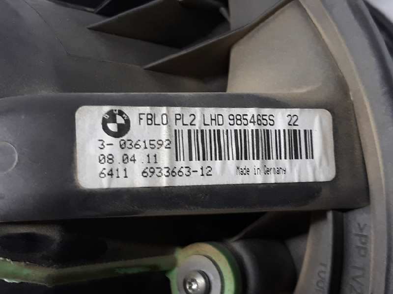 BMW 3 Series E90/E91/E92/E93 (2004-2013) Motor încălzitor interior 64116933663, 985465S, 64119227670 19629524