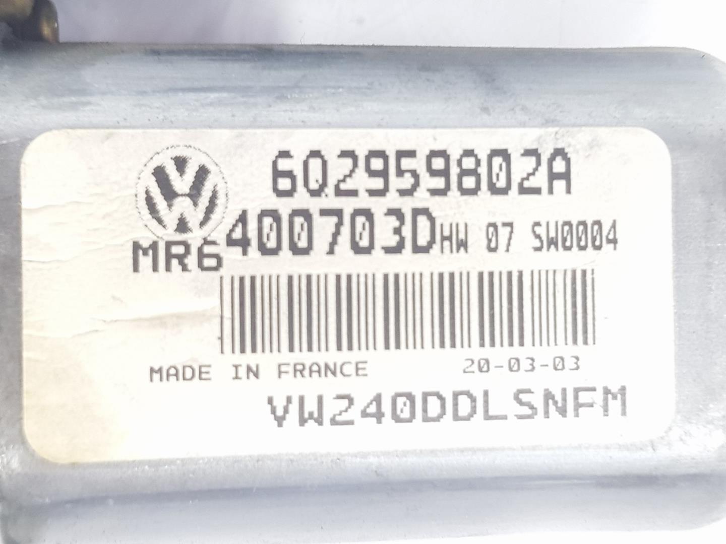 VOLKSWAGEN Polo 4 generation (2001-2009) Front Left Door Window Regulator Motor 6Q2959802A, 6Q2959802A 24215584