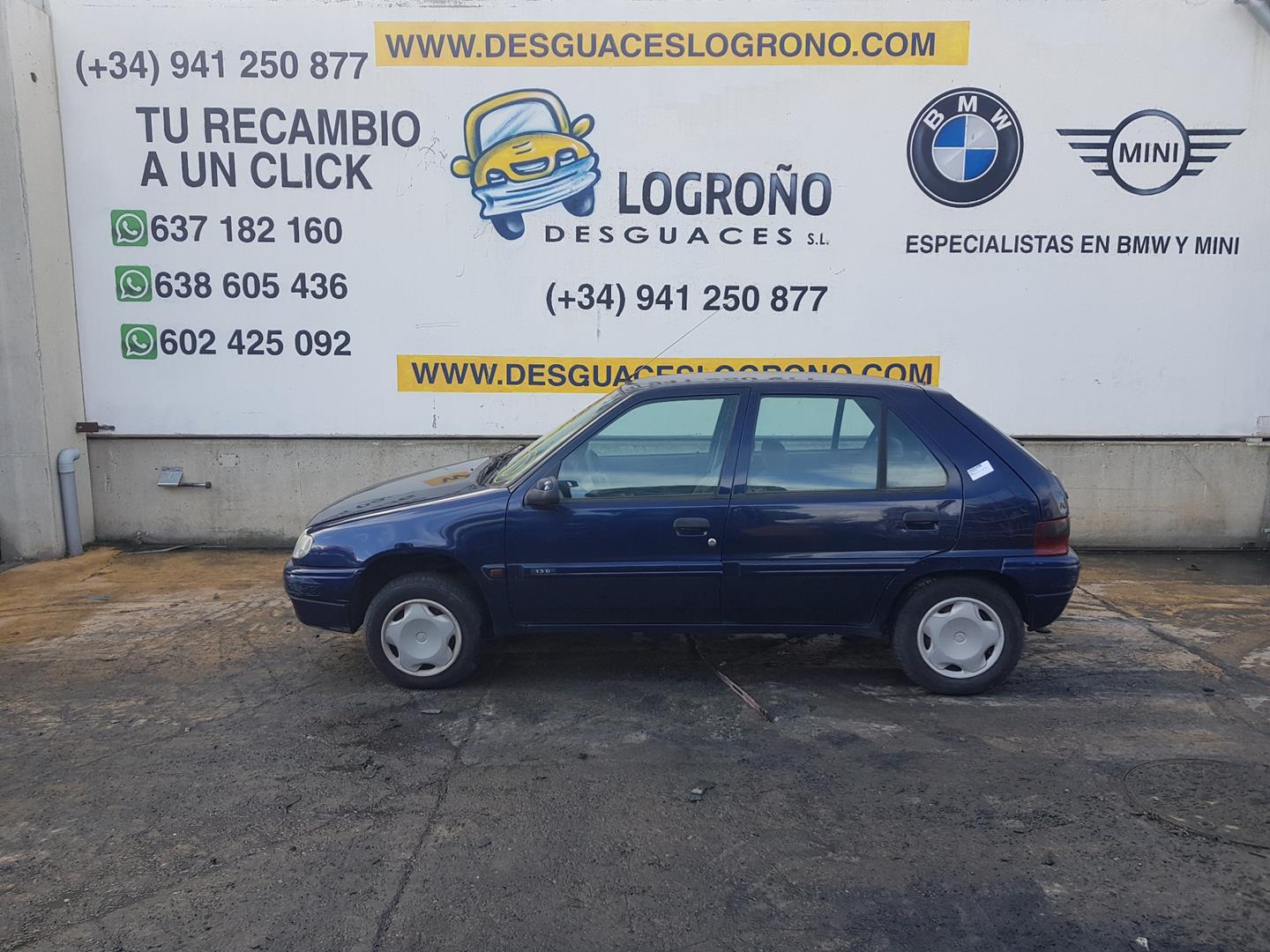 CITROËN Saxo 2 generation (1996-2004) Крыло переднее левое 7840G6,7840G6,COLORMORADO 19919191