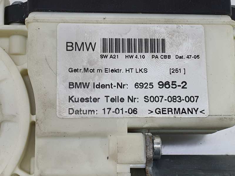 BMW X3 E83 (2003-2010) Galinių kairių durų stiklo pakelėjo varikliukas 6925965, 67626925965 19747482