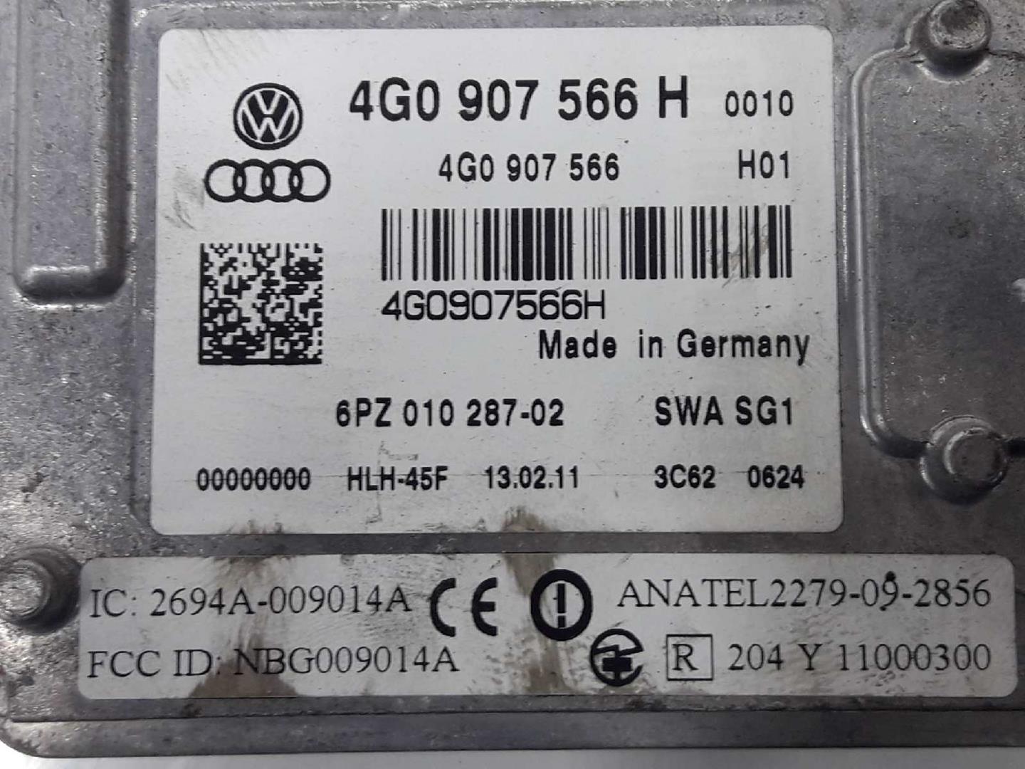 AUDI A7 C7/4G (2010-2020) Citau veidu vadības bloki 4G0907566H, 4G0907566H 19709913