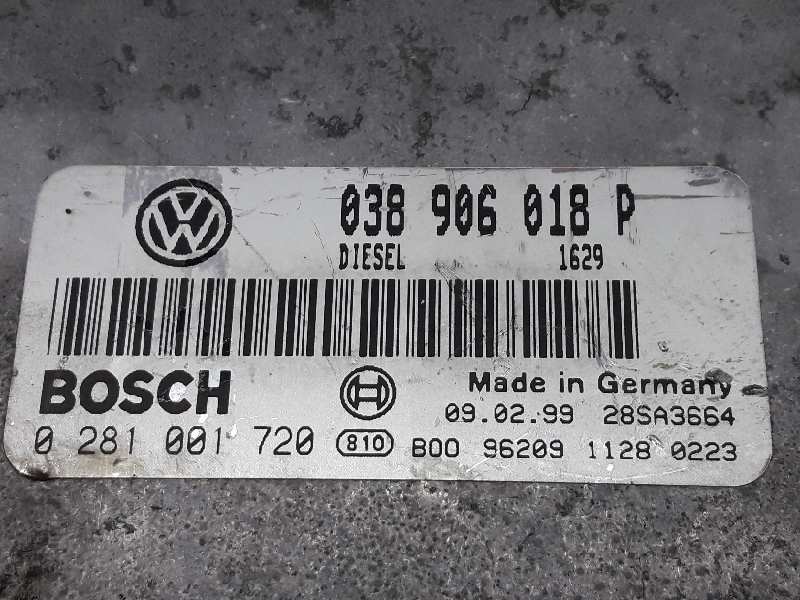 VOLKSWAGEN Passat B5 (1996-2005) Engine Control Unit ECU 038906018P,2222DL 19669919